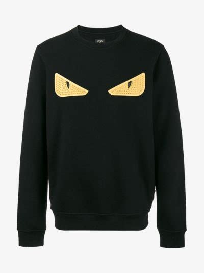 fendi bug eyes crewneck yellow|Baguette .